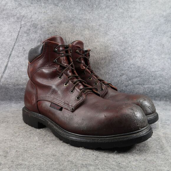 Red Wing Shoes Mens 14 Boot Steel Toe Work EH Leather Supersole Waterproof Brown - Picture 1 of 16